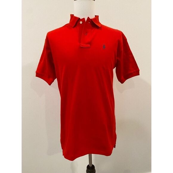 New Without Tags POLO Ralph Lauren 100% Cotton RED w Green Embroidered Pony XL - Picture 1 of 7